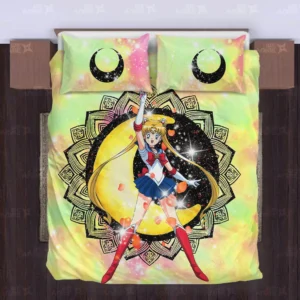 Sailor Moon Bedding Set Custom Sailor Moon Anime Bedroom