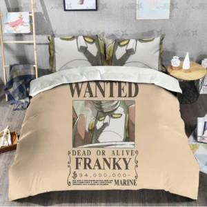 Franky Bedding Set Custom Anime Bedroom