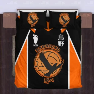 Karasuno Bedding Set Custom Haikyuu Anime Bedroom