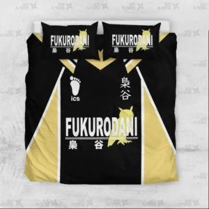 Fukorodani Bedding Set Custom Haikyuu Anime Bedroom