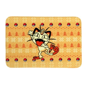 Pokemon Meowth Doormats Custom Anime Door Mat