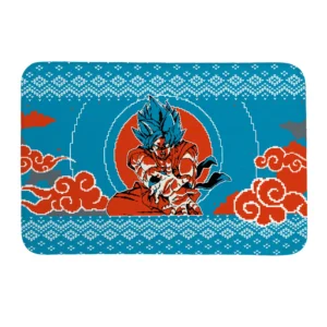 Dragon Ball Goku Blue Doormats Custom Anime Door Mat