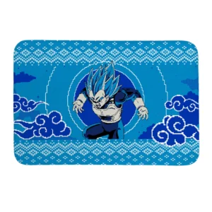 Dragon Ball Vegeta Super Saiyan Blue Doormats Custom Anime Door Mat