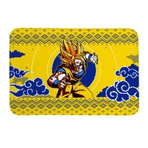 Dragon Ball Goku Super Saiyan Doormats Custom Anime Door Mat