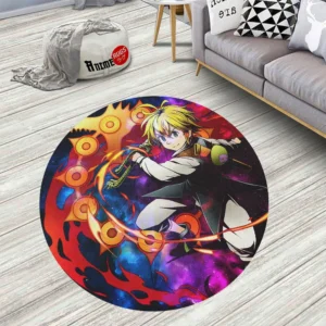 Seven Deadly Sins Symbols Meliodas Round Rug Anime Room Mats