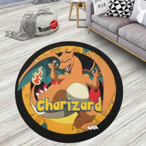 Pokemon Charizard Round Rug Anime Room Mats
