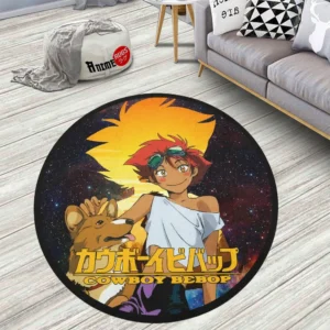Cowboy Bebop Edward Wong Round Rug Anime Room Mats