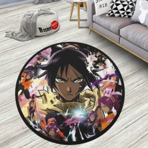 Bleach Yoruichi Shihouin Round Rug Anime Room Mats