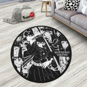 Muichirou Tokitou Manga Round Rug Custom Anime Room Mats