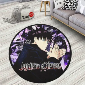 Megumi Fushiguro Round Rug Anime Room Mats
