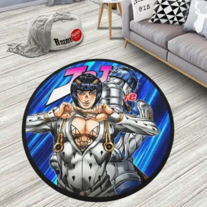 Bruno Bucciarati Round Rug Custom Jojo's Bizarre Adventure Anime Rug Floor Mats