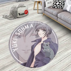 Fruits Baskets Yuki Sohma Round Rug Custom Circle Carpet