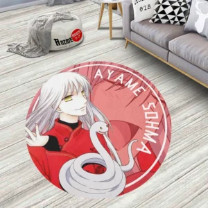 Fruits Baskets Ayame Sohma Round Rug Custom Circle Carpet