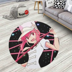 Kill La Kill Nonon Jakuzure Round Rug Custom Circle Carpet