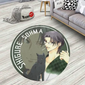 Fruits Baskets Shigure Sohma Round Rug Custom Circle Carpet