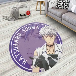 Fruits Baskets Hatsuharu Sohma Round Rug Custom Circle Carpet