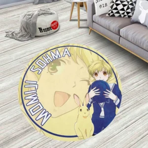 Fruits Baskets Momiji Sohma Round Rug Custom Circle Carpet