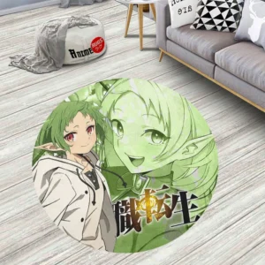 Mushoku Tensei Sylphiette Round Rug Custom Circle Carpet