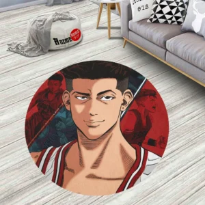 Miyagi Ryota Round Rug Custom Circle Carpet