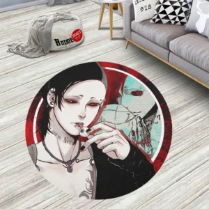 Tokyo Ghoul Uta Round Rug Custom Circle Carpet