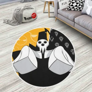 Soul Eater Shinigami Round Rug Custom Circle Carpet