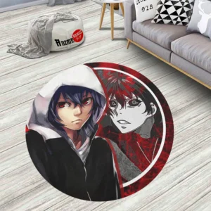 Tokyo Ghoul Ayato Kirishima Round Rug Custom Circle Carpet