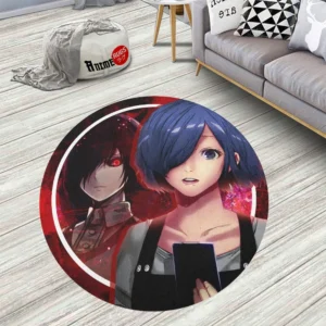 Tokyo Ghoul Touka Kirishima Round Rug Custom Circle Carpet