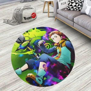 Seven Deadly Sins Symbols King Round Rug Anime Room Mats