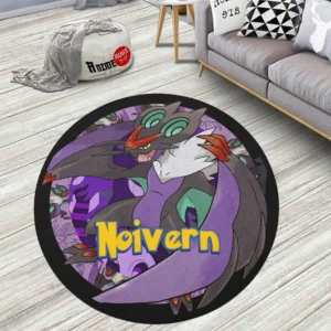 Pokemon Noivern Round Rug Anime Room Mats