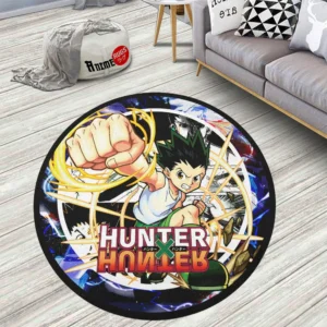 Mix Manga Gon Freecss Round Rug Anime Room Mats