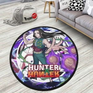 Mix Manga Illumi Zoldyck Round Rug Anime Room Mats