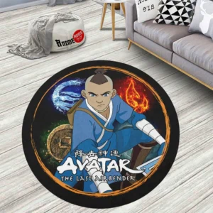 Avatar The Last Airbender Sokka Round Rug Anime Room Mats