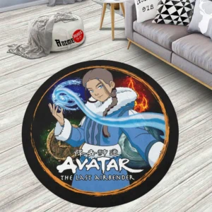 Avatar The Last Airbender Katara Round Rug Anime Room Mats