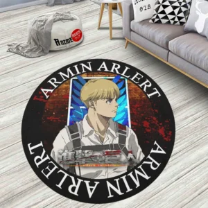 Attack On Titan Characters Armin Arlert Round Rug Anime Room Mats