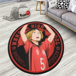 Haikyuu Kenma Kozume Round Rug Anime Room Mats