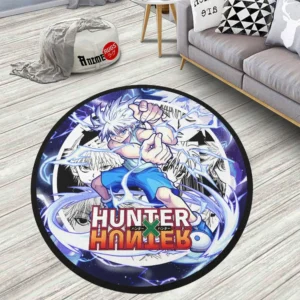 Mix Manga Killua Round Rug Anime Room Mats