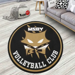 Haikyuu Teams MSBY Round Rug Anime Room Mats