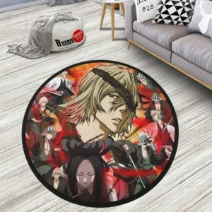 Bleach Kisuke Urahara Round Rug Anime Room Mats