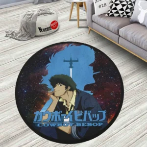 Spike-Spiegel Round Rug Anime Room Mats
