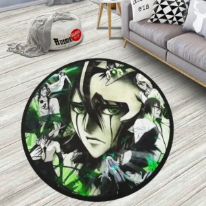 Bleach Ulquiorra Cifer Round Rug Anime Room Mats