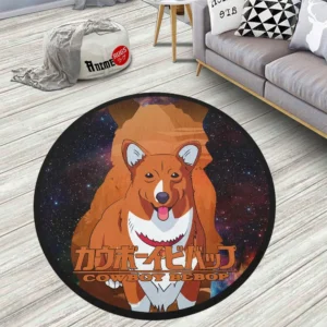 Cowboy Bebop Ein Round Rug Anime Room Mats