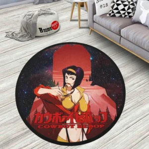 Cowboy Bebop Faye Valentine Round Rug Anime Room Mats