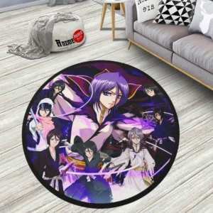 Bleach Rukia Kuchiki Round Rug Anime Room Mats