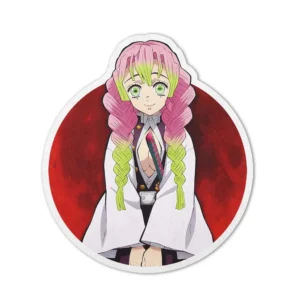 Mitsuri Kanroji Shaped Rug Custom Anime Room Decor Mat Quality Carpet