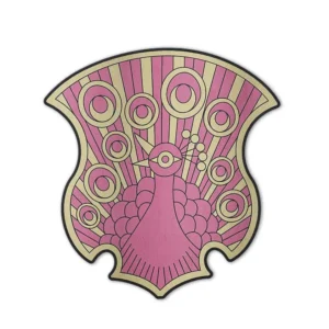 Coral Peacock Symbol Shaped Mat Custom Anime Black Clover Room Mats