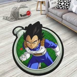 Dragon Ball Vegeta Shaped Rug Custom Anime Room Decor