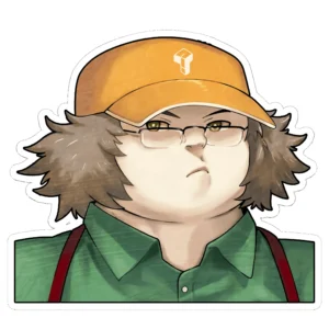 Itaru Hashida Shaped Rug Custom Moon Clouds Steins;Gate Anime Room Decor