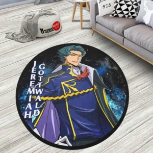 Jeremiah Gottwald Round Rug Custom Code Geass Anime Room Mats