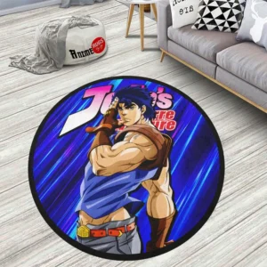 Jonathan Joestar Round Rug Custom Jojo's Bizarre Adventure Anime Rug Floor Mats