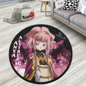 Anya Alstreim Round Rug Custom Code Geass Anime Room Mats